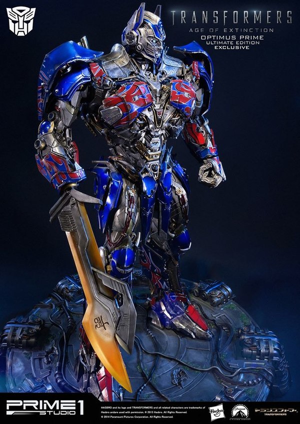 2000 MMTFM 08 Optimus Prime Ultimate Edition Transformers Age Extinction Statue From Prime 1 Studio  (10 of 50)